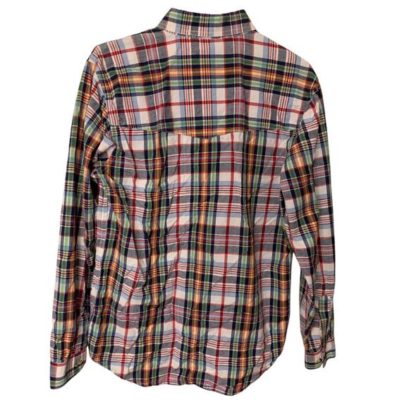 Crazy Cowgirl Plaid Button-Down Shirt Multicolor Western Style Size M - Picture 9 of 10